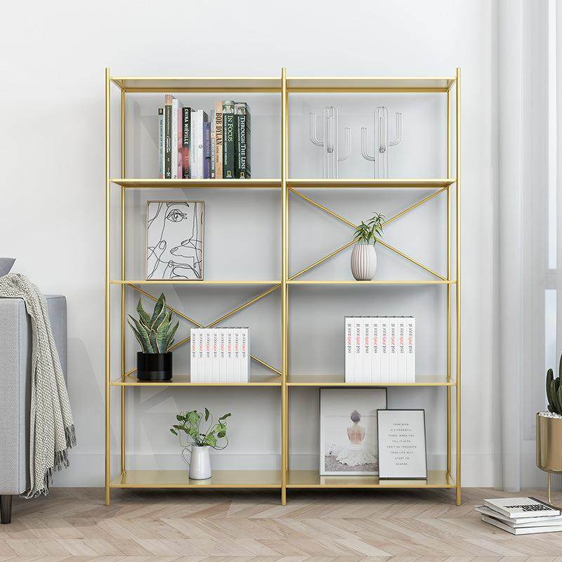 北欧装饰书架墙上置物架墙壁铁艺隔板办公室玄关架子创意展示架