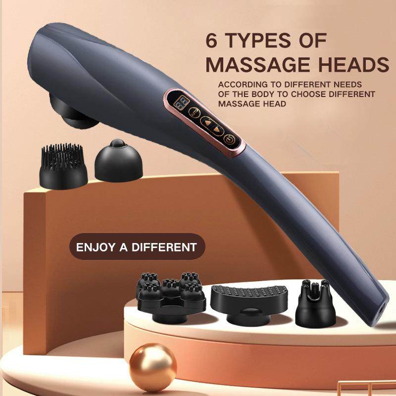 海豚震动按摩仪器棒颈椎腰部全身按摩仪背部敲打锤多部位适用