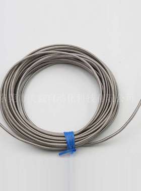 XS-K-20-IB热电偶测温线K型1100度单股不锈钢网线高温金属屏蔽线