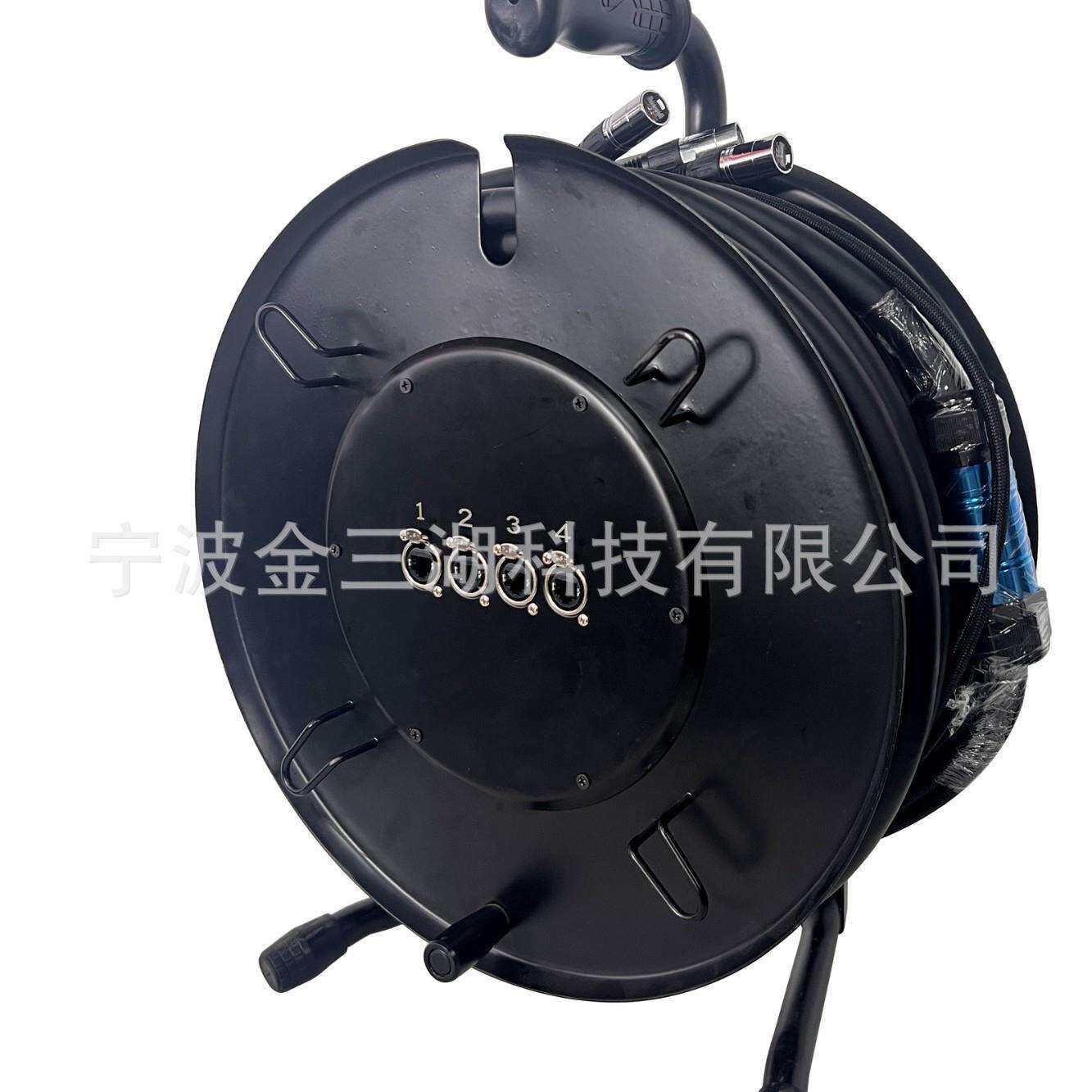 户外显示屏用 4通道网线cat6屏蔽RJ45信号线以太网蛇形网线电缆车