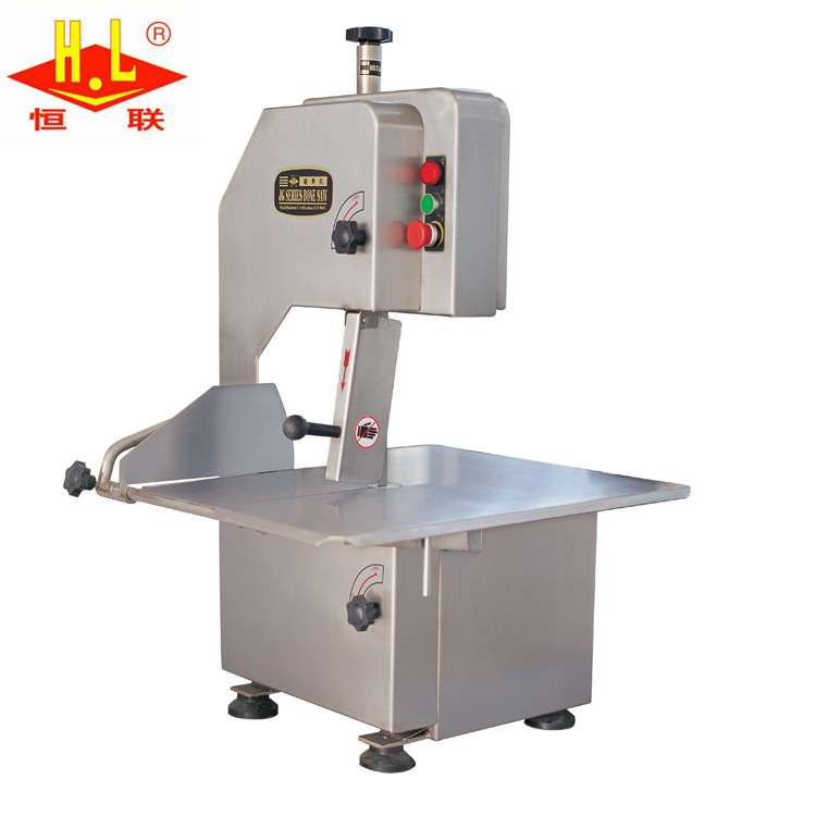 恒联JG210A型锯骨机 商用不锈钢切骨头机器 大型电动切冻肉排骨机