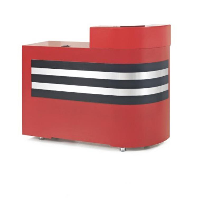 沙龙家具中国制造商的办公桌现代纸单板接收表收银公司前台接待台