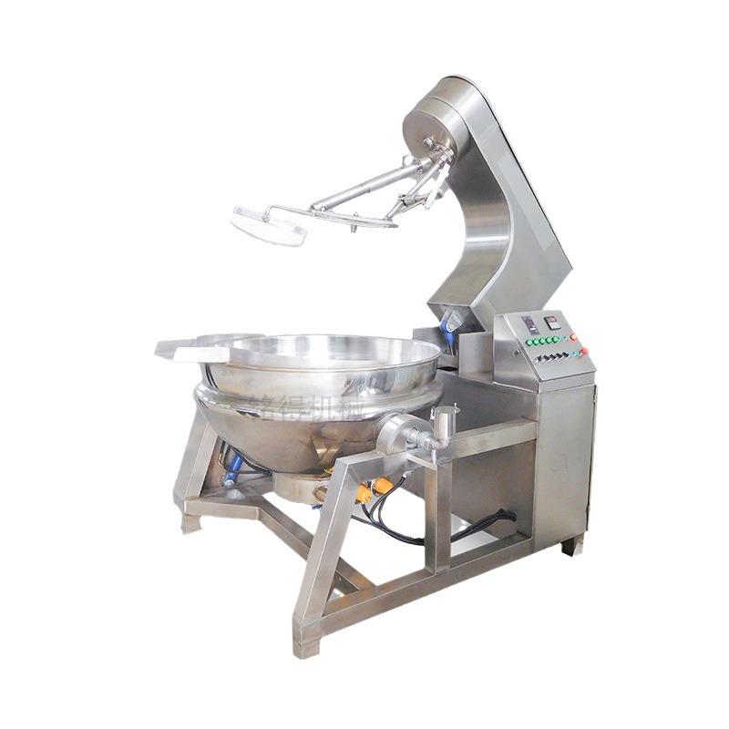 全自动炒面粉机器糖浆熬制麦芽糖熬煮锅电加热行星搅拌炒锅