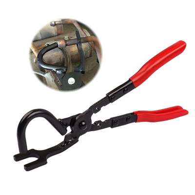 汽车排气管橡胶垫头部凹陷夹持卡箍拆装工具尾部排气管吊耳拆卸钳