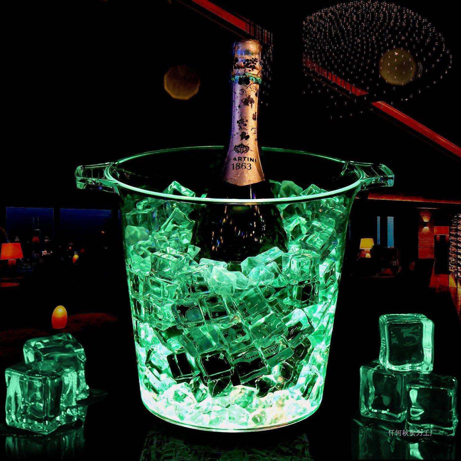 小号发光提手香槟红酒冰桶酒吧KTV啤酒桶充电电池家用商用冰桶无,鲜花速递/花卉仿真/绿植园艺,割草机/草坪机,淘宝优惠券,粉丝福利购,淘宝优惠卷