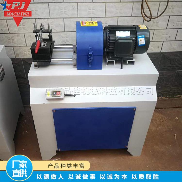 拖把杆平尖处理设备 全自动圆木棒端头削尖机 木工机械便携圆棒机