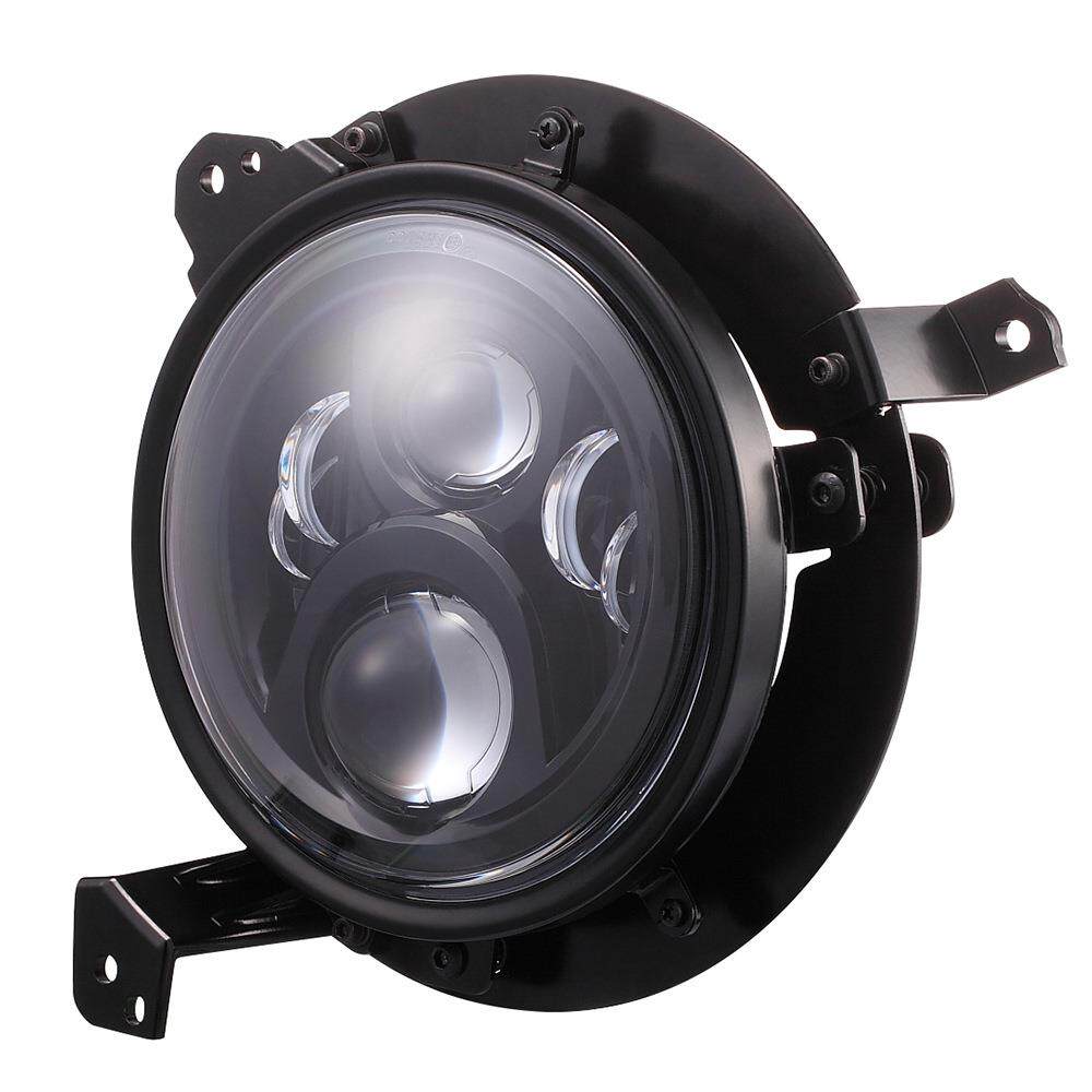 适用牧马人7寸大灯 led汽车灯 9寸圆形支架 2018年吉普JL改装大灯