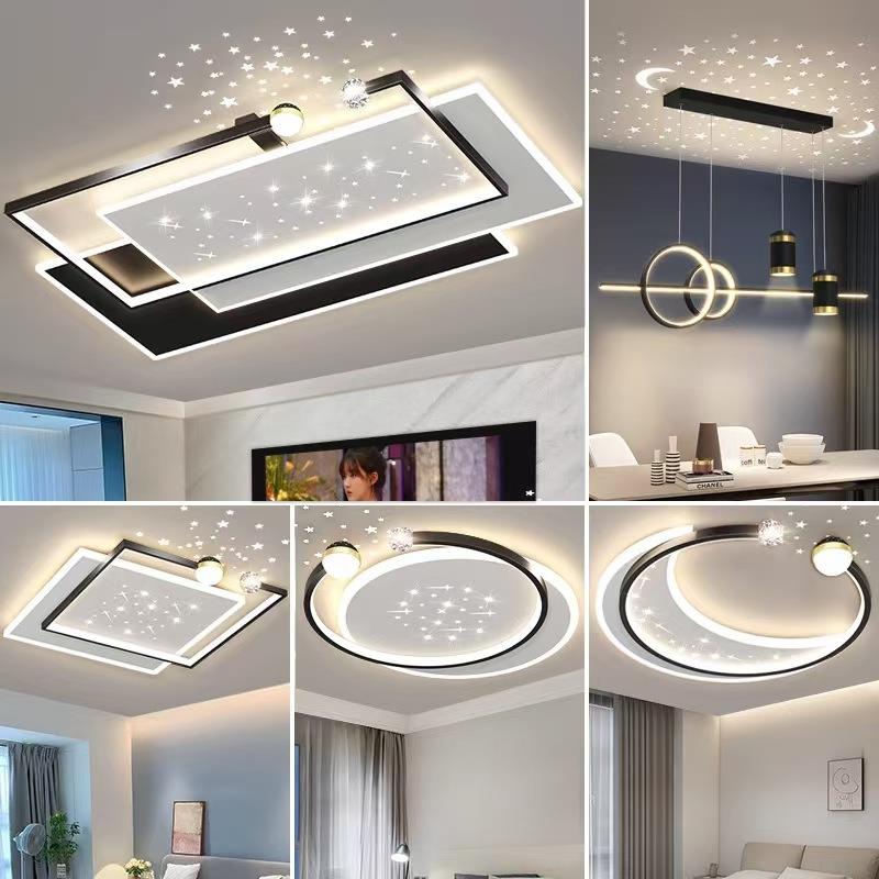 LED吸顶灯卧室灯客厅灯简约现代大气圆北欧餐厅阳台过道中山灯具