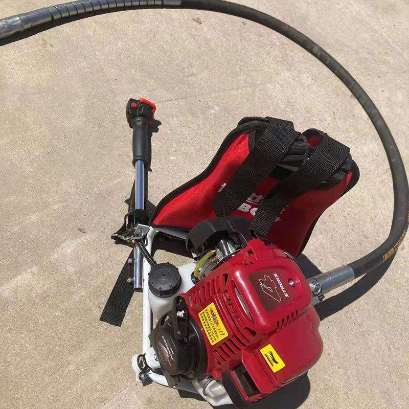 落地式四冲程汽油震动器 水泥提浆振动机 混泥土插入式振捣器