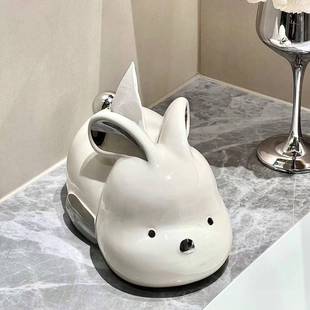 高颜值纸巾盒客厅抽纸盒轻奢创意纸抽盒卡通可爱家用餐巾纸盒摆件