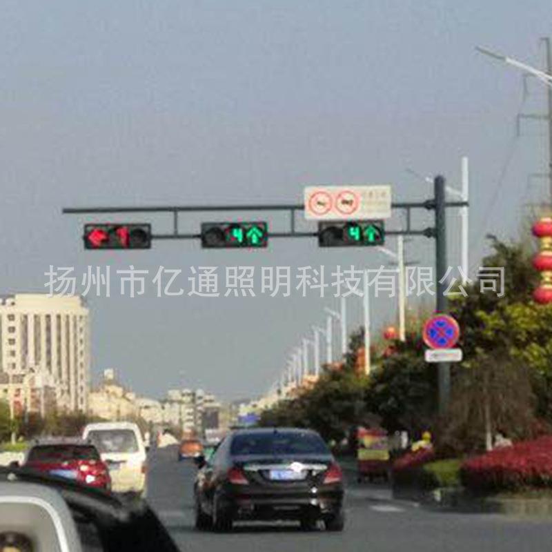 交通e指d挥号框架式信号信号灯杆灯l警示灯太阳能交通信灯杆件