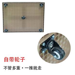 叠带转轮收纳箱大号HRN折8箱260中箱胶框仓储周转塑料物流周转筐