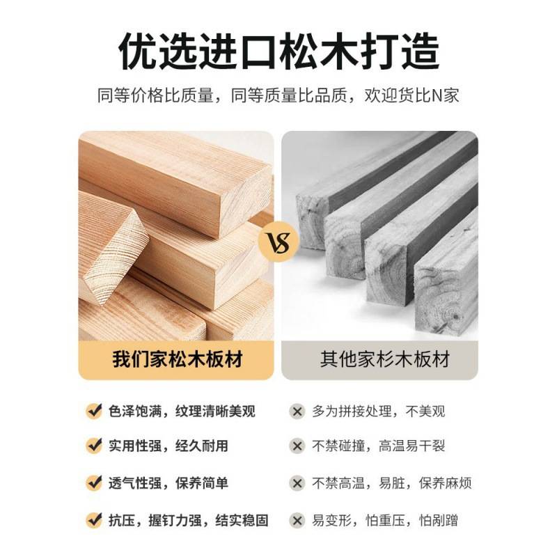 榻榻米床架实木排骨架床垫地铺透气防潮神器床板可折叠松木床架子