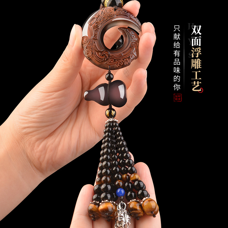 汽车挂饰大气车内挂件男u女车载后视镜吊坠平安符装饰用品大全