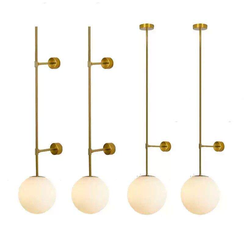 丹麦极简长杆壁灯北欧设计师个性餐厅简约过道酒店卧室床头吊壁灯