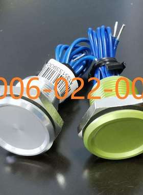 16mm绿色金属按键TU6P15NN防水防爆按钮开关IP69K