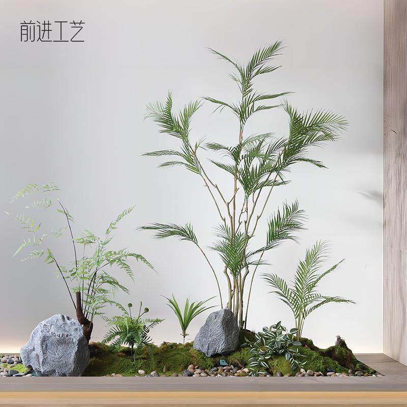 成套设计师绿植景观套装网红餐厅仿真植物绿植造景室内装饰假树