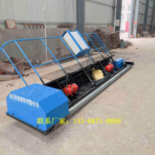 河道简易款护坡摊铺机 南水北调混凝土斜坡整平机 4米护坡找平机