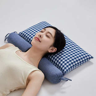 纯荞麦皮壳枕头枕芯助睡眠护颈椎质朴纯乔麦壳睡觉专用成人硬整头