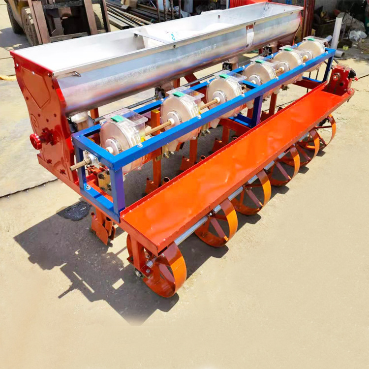 6档调株距花生精播机圆盘施肥播种机油菜花生旋播机8行12行可做