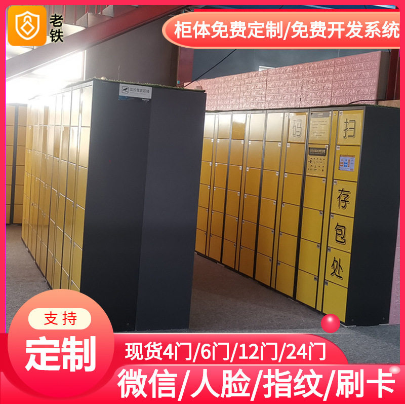 哈尔滨场智能指纹识别储物柜/临时电子存包柜/短期联网付费寄存柜