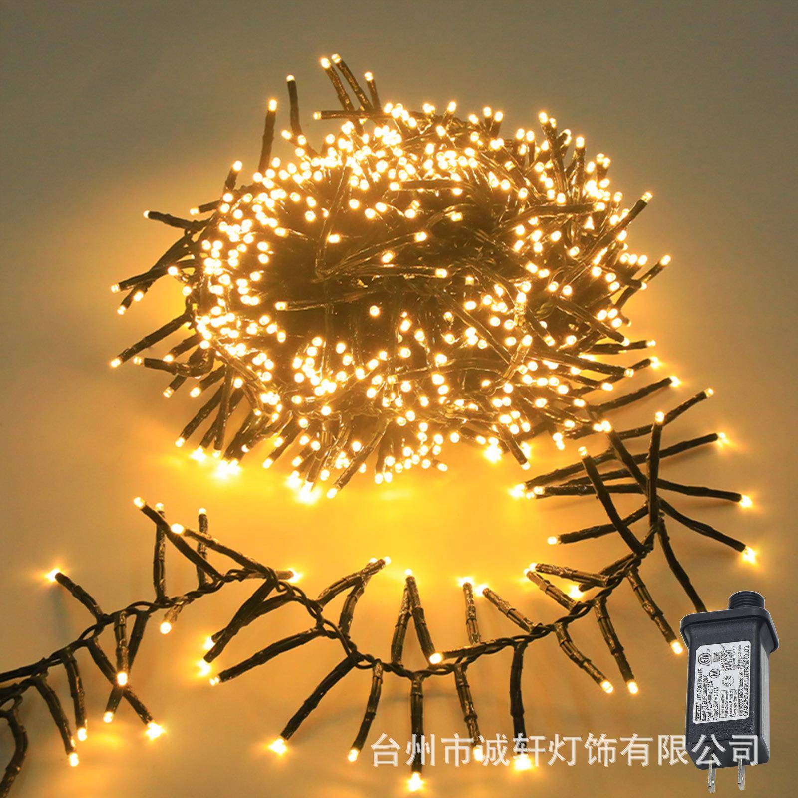 跨境L串ED鞭炮灯蜈蚣灯圣诞跨境LED鞭炮灯低压LPAPE脚D串闪灯