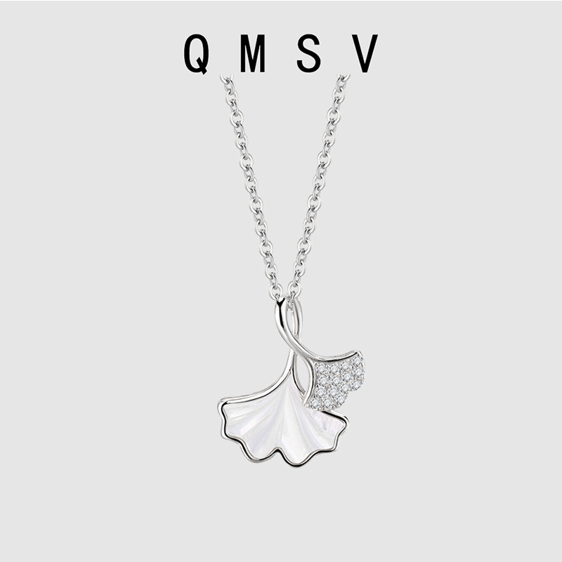 S925纯银轻奢设计三生有杏项链