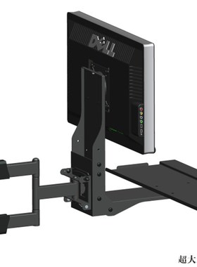 直销SY56 新款  壁挂显示器支架通用工业显示架键盘鼠标一体架