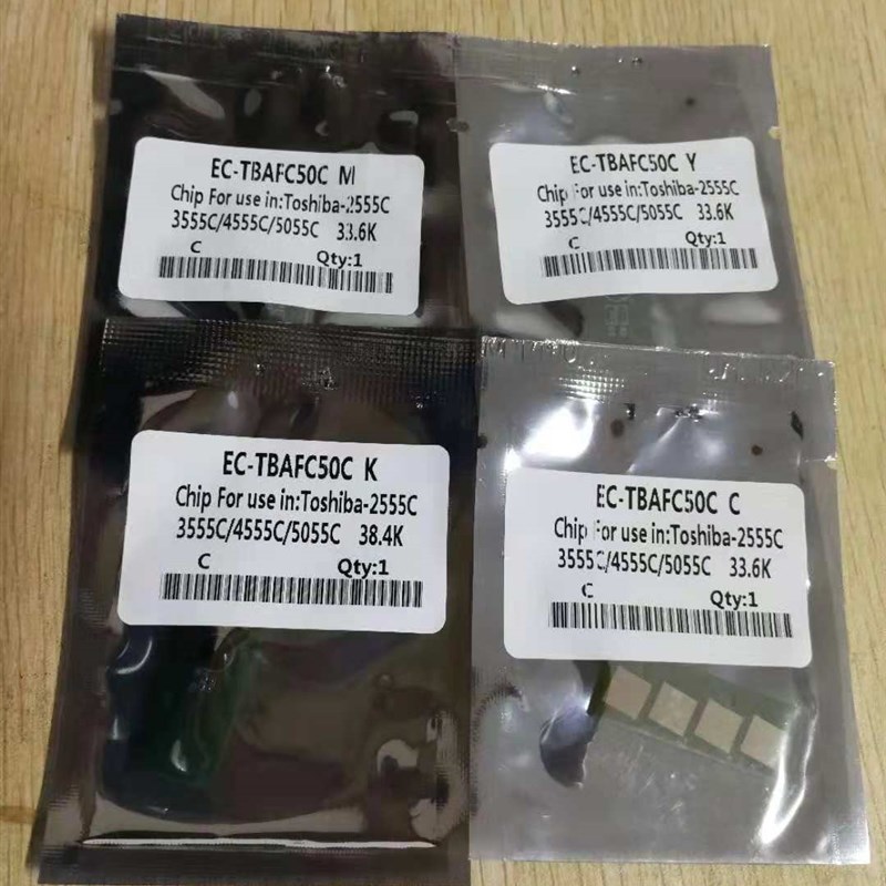 东芝2555C 3055C 3555C 4555C 5055C粉盒S芯片 国内机墨粉芯片