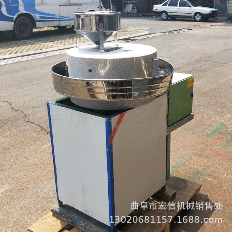 小型石墨黄豆磨粉机 汤圆面粉低速研磨石墨机 豆腐加工电动石墨机
