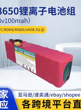 电动自行车电池 48v 29Ah 18650 锂离子电池组 13串3并+充电器