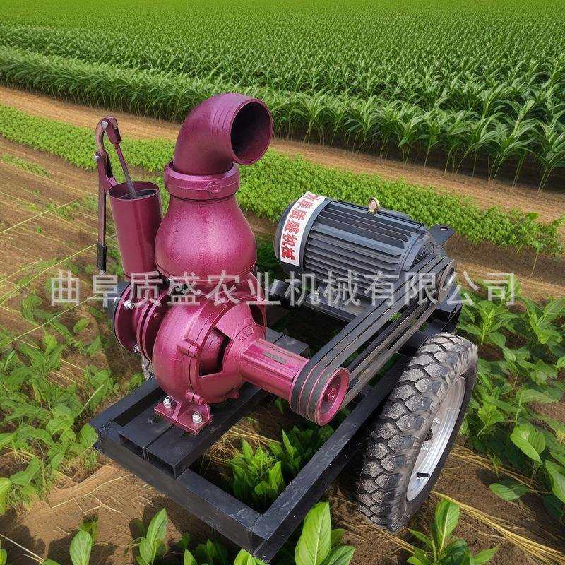 柴油机带动压井离心水泵3寸4寸农田灌溉抗旱浇地抽水泵