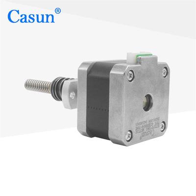 42梯形丝杠电机42SHD0034-81NP直线往复升降式马达微型步进电机