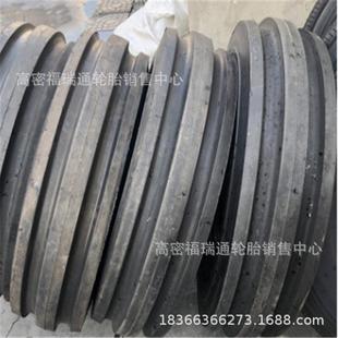 拖拉机前轮导向轮胎11.00 16条沟花纹斜交充气耐磨轮胎1100