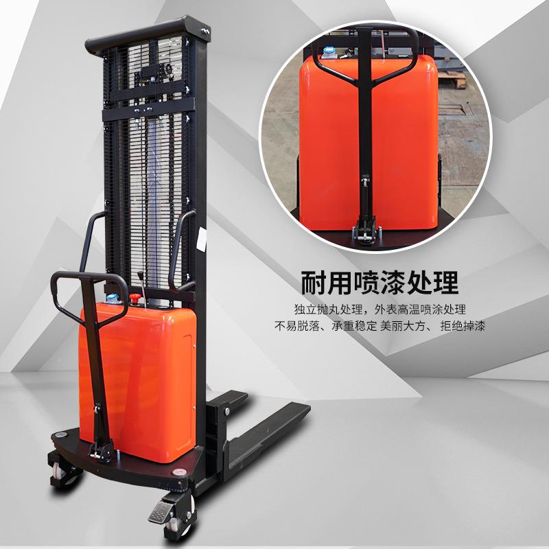 PN电动堆高车堆垛车液压897升高半车S1吨1.5吨卸叉车装车