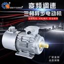 厂家直销YVF2变频调速电动机立式 7.5W马达 卧式 三相异步电机120W