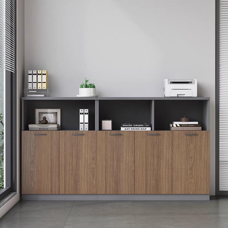 工作台会议室办公室文件柜落地复印机储物置物资料柜带抽屉矮柜