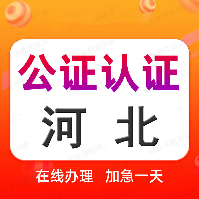 河北公证处海牙认证驾照翻译申根旅游签证出生出行同意委托授权书