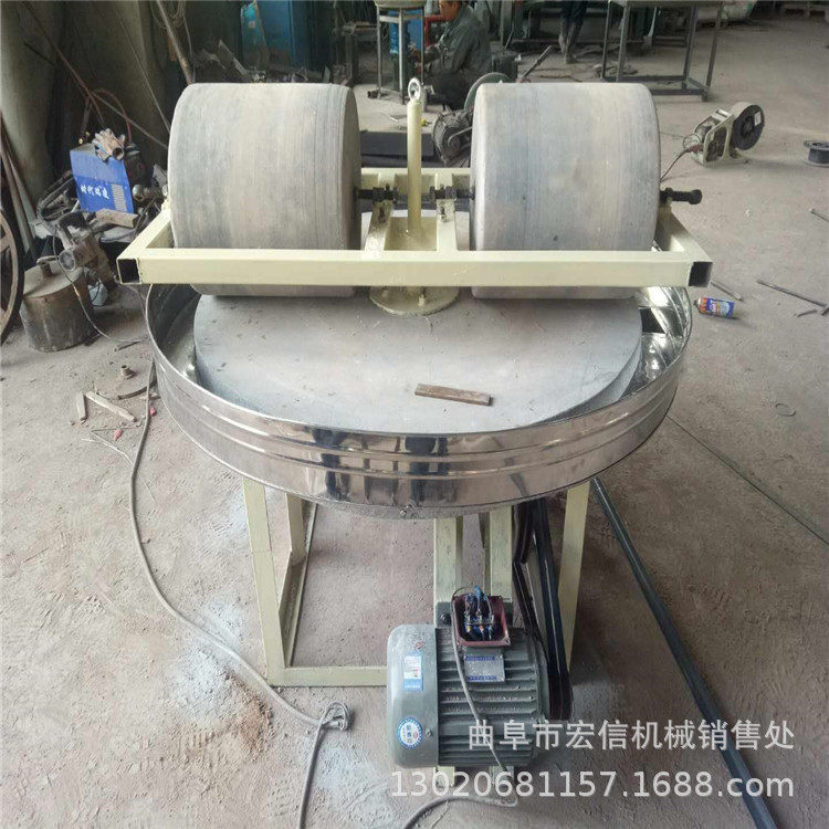 低速研磨石碾机 农村老石碾豆扁机 单双辊石电动石碾粉碎磨面机,机械设备,其他机械设备,淘宝优惠券,粉丝福利购,淘宝优惠卷