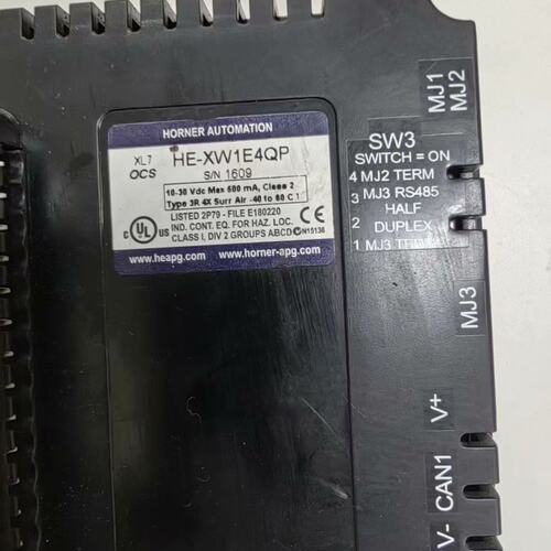 议价HORNER(浩纳尔）控制器HE-XW1E4QP,库存件可维修