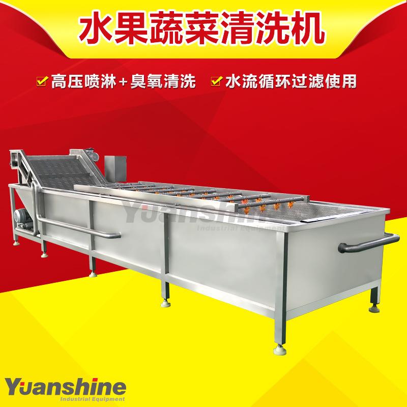 大型喷 高压式洗姜机商用荔枝BVC淋杨梅清洗设备 油菜清洗去泥设