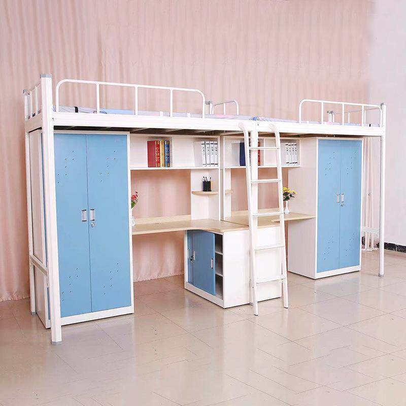 厂家供应 钢制加舍厚学生宿组上床桌书柜一体合加厚下铁架床,住宅家具,铁艺/钢木床,淘宝优惠券,粉丝福利购,淘宝优惠卷