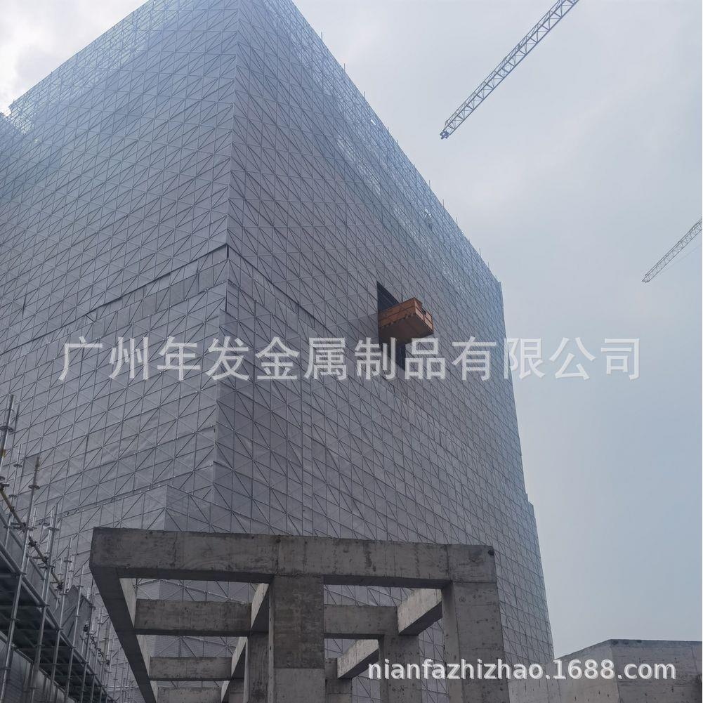 现货灰色爬架镀PJW-Z 脚手架锌板防护网网 蓝色1.米2*1.8m字型冲