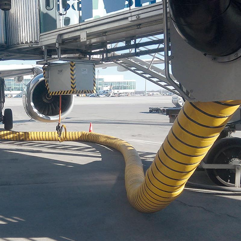 PVC防火风管航空风管防火定磨伸耐缩螺旋管耐高温通管风可连接风