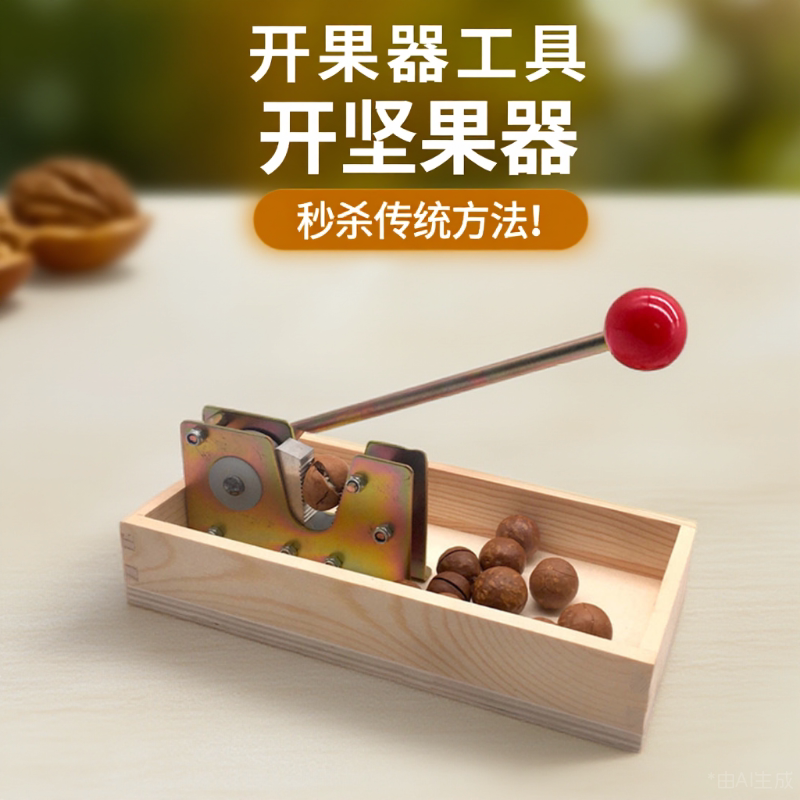 夹核桃神器夹坚果榛子开壳器杏核核桃夏威夷果开口器坚果孕妇高端