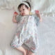 睡袋 亲子睡衣 宝宝夏季 竹棉纱布家居服 柔软透X气可哺乳睡裙 薄款