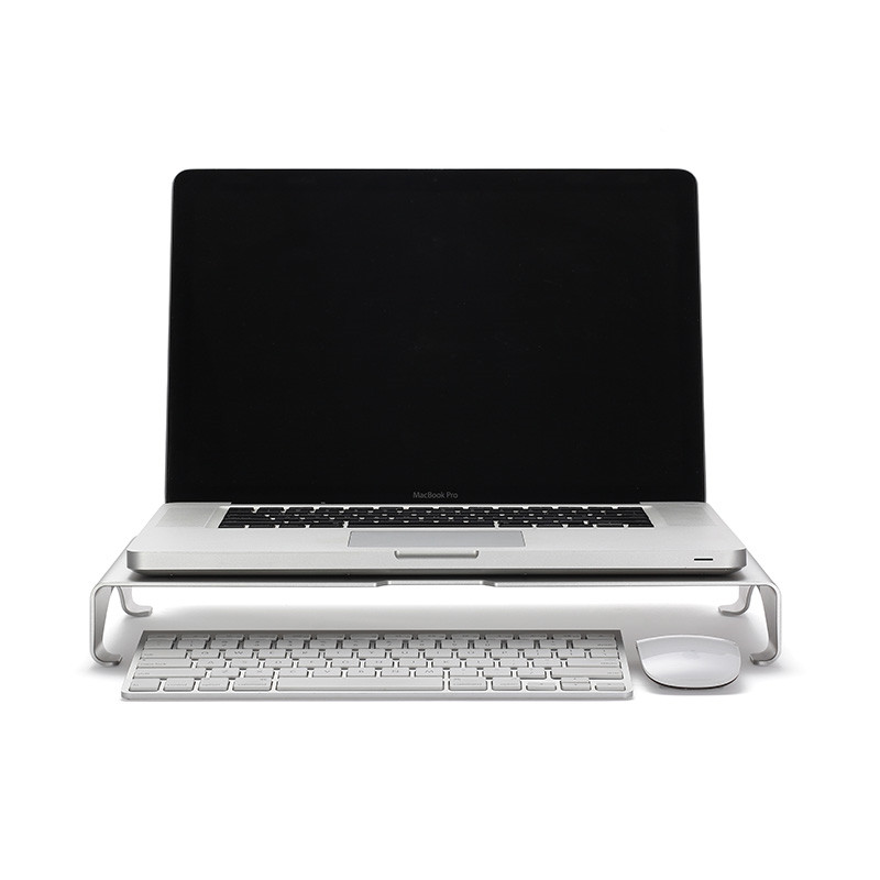 显示器增高架笔记本电脑屏幕架子桌面键J盘收纳架一体机多功能底