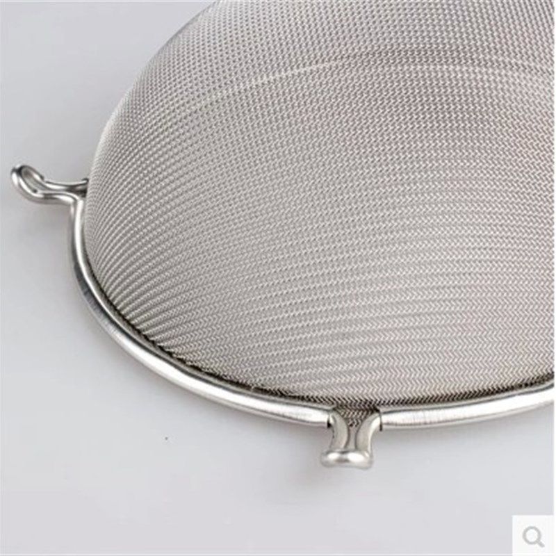 超细加密不锈g钢过滤网豆浆漏勺筛网油格咖啡店筛子滤油勺隔渣30c