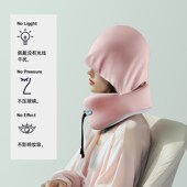 旅行护颈u型枕飞j机睡觉坐车便携连帽u形枕记忆棉脖枕颈椎脖子靠