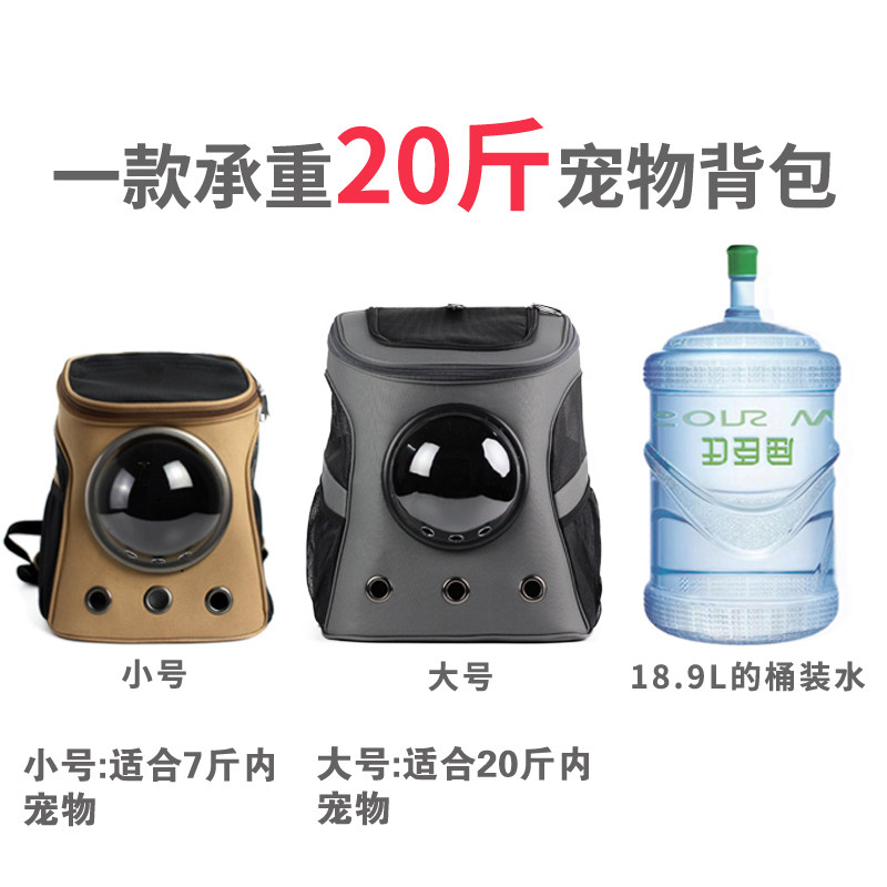 狗狗外出背包双肩外带狗书t包猫包便携太空舱宠物包装泰迪柯基大